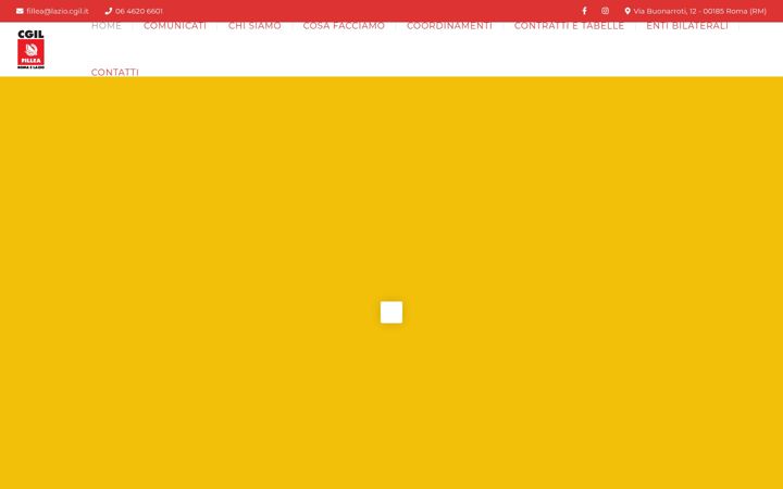 Screenshot of filleacgilromalazio.it