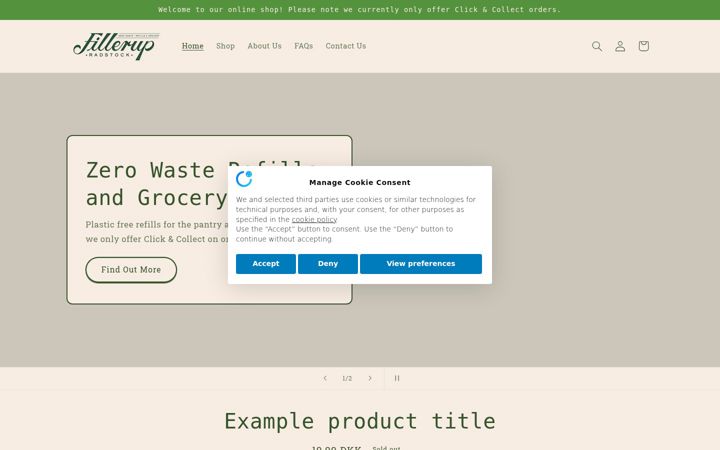 Screenshot of fillerup.co.uk