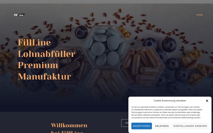 Screenshot of fillline.de