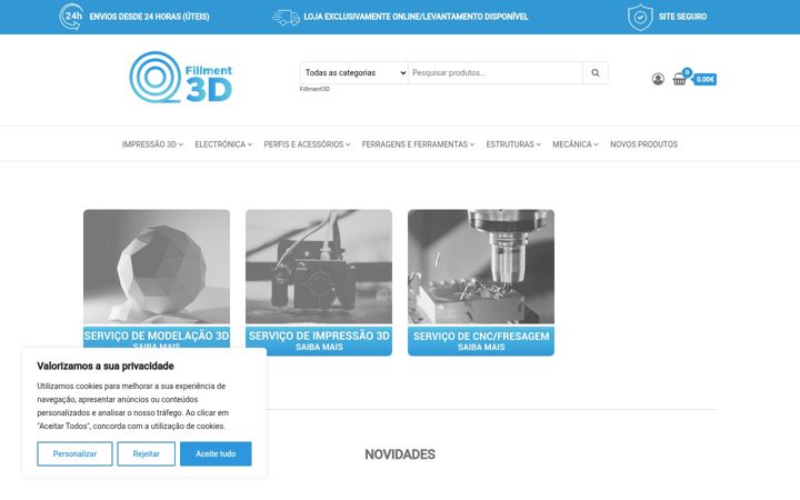 Screenshot of fillment3d.pt