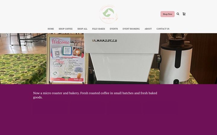 Screenshot of fillycoffee.com