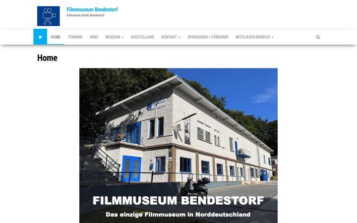 Screenshot stránky film-bendestorf.de