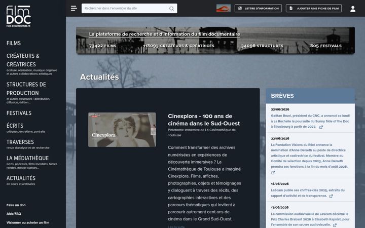 Screenshot of film-documentaire.fr