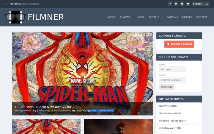 Screenshot of film-nerd.com