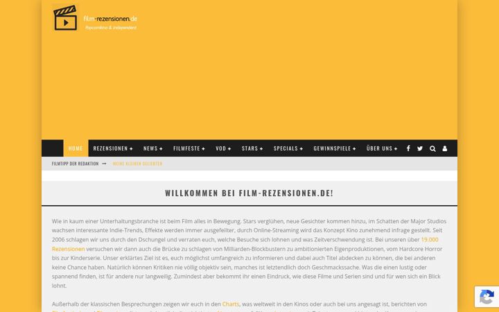 Екранна снимка на film-rezensionen.de
