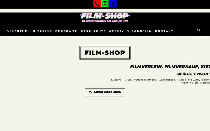 Screenshot of film-shop.org