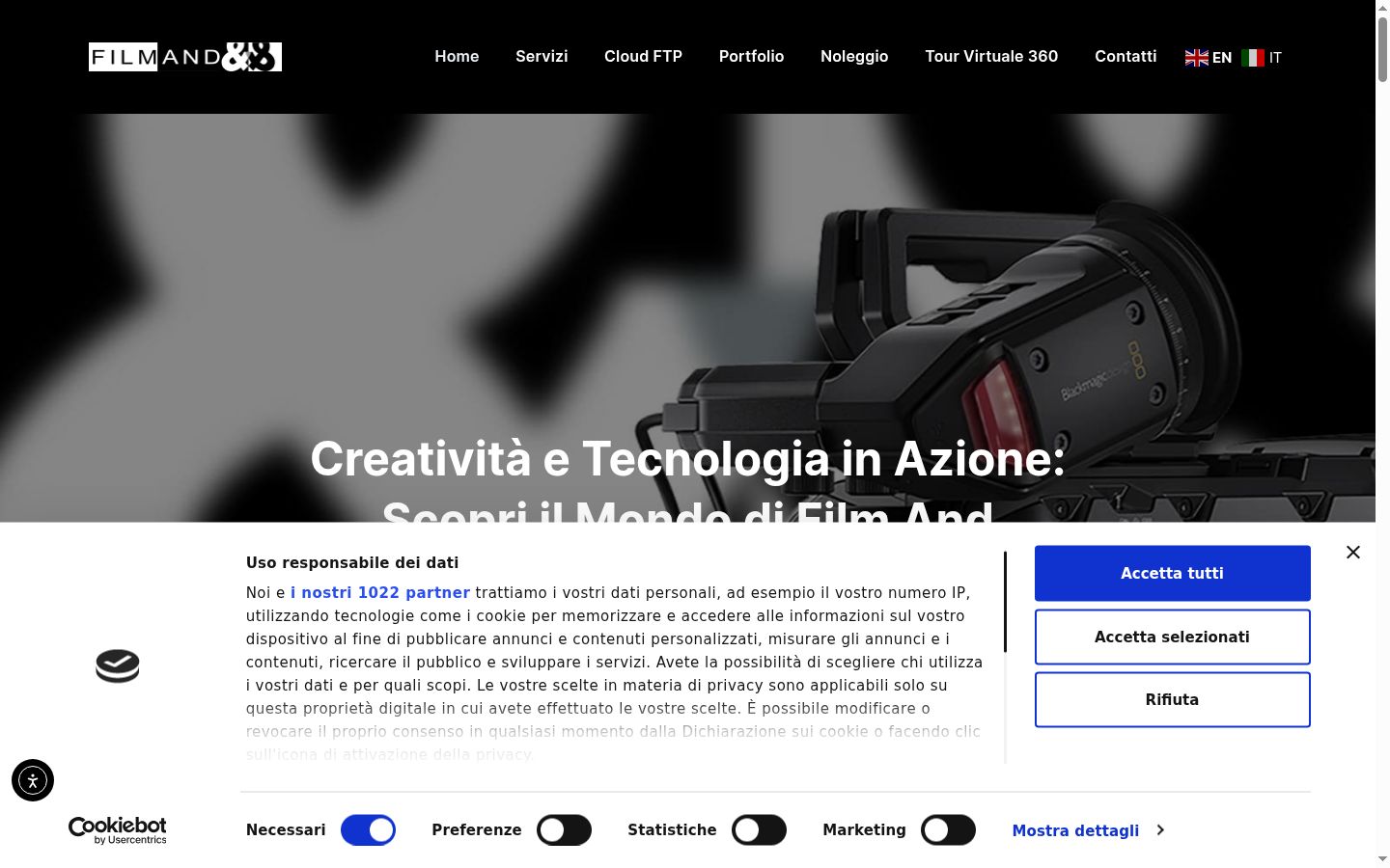 Screenshot tal-banner tal-kunsens muri qabel kwalunkwe interazzjoni