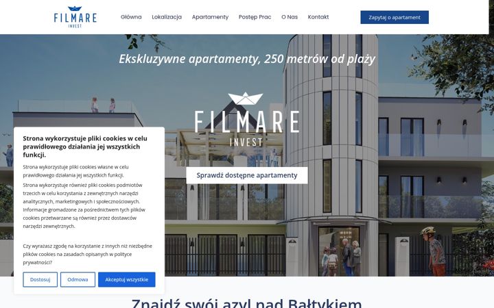 Screenshot of filmareinvest.pl