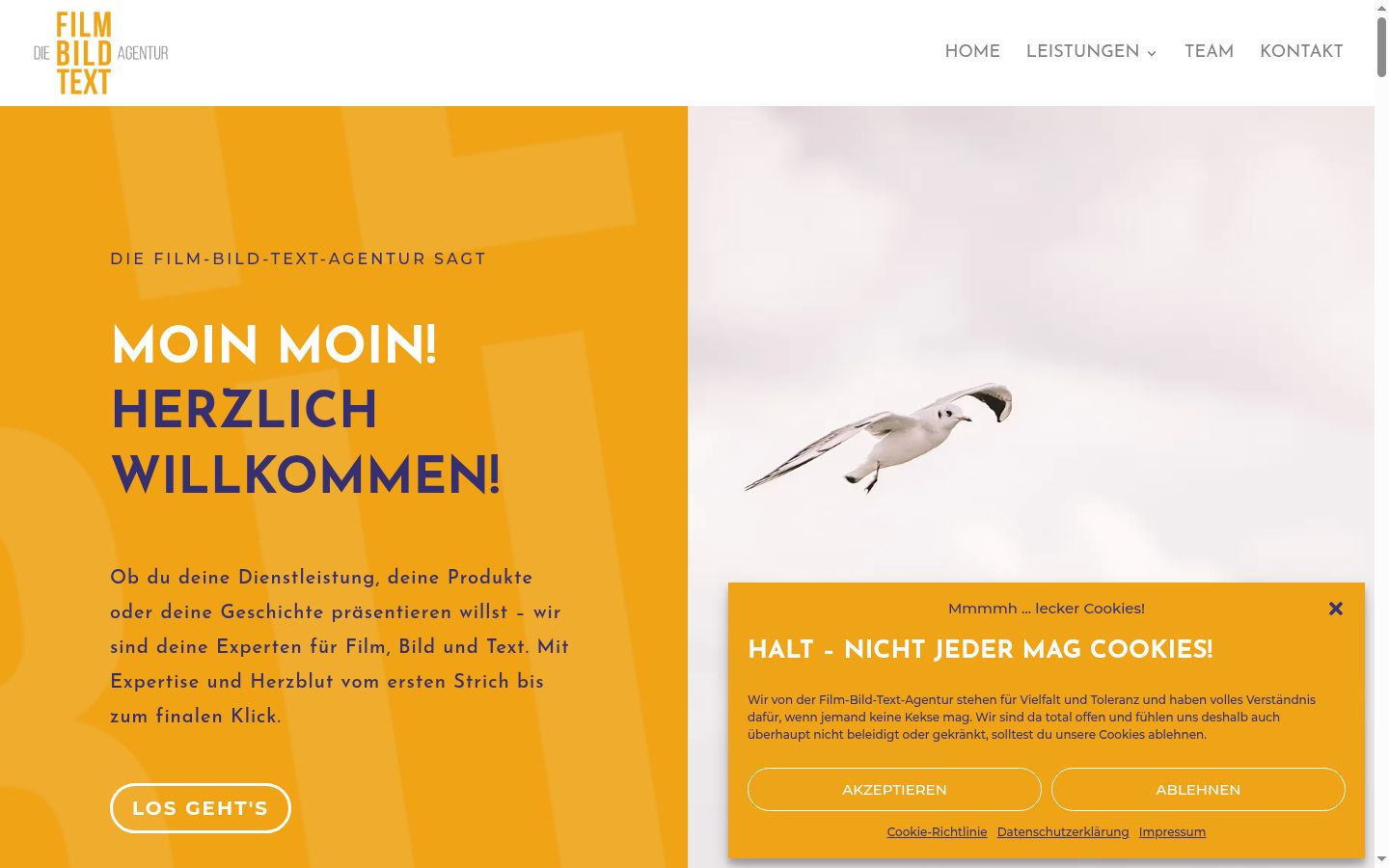 Screenshot van de toestemmingsbanner zoals getoond vóór enige interactie