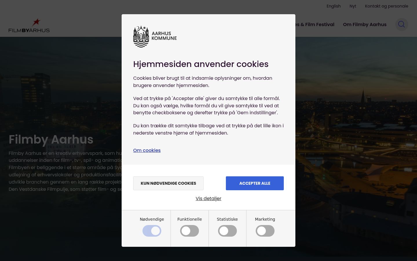 Screenshot tal-banner tal-kunsens muri qabel kwalunkwe interazzjoni