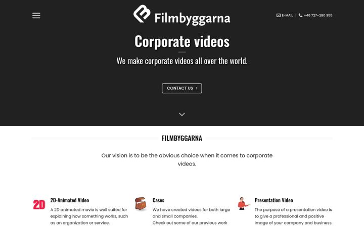 Screenshot of filmbyggarna.se