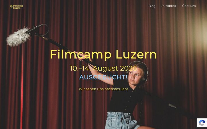 Screenshot of filmcampluzern.ch