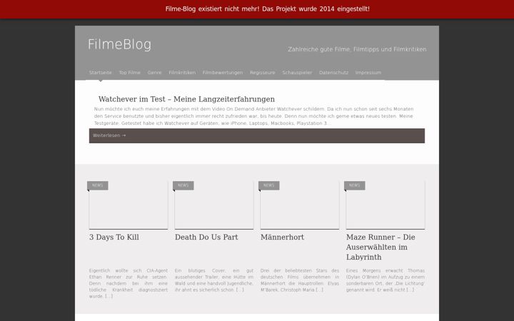 Screenshot of filme-blog.com