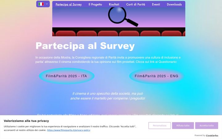 Screenshot of filmeparita.it