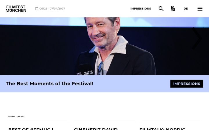 Screenshot of filmfest-muenchen.de