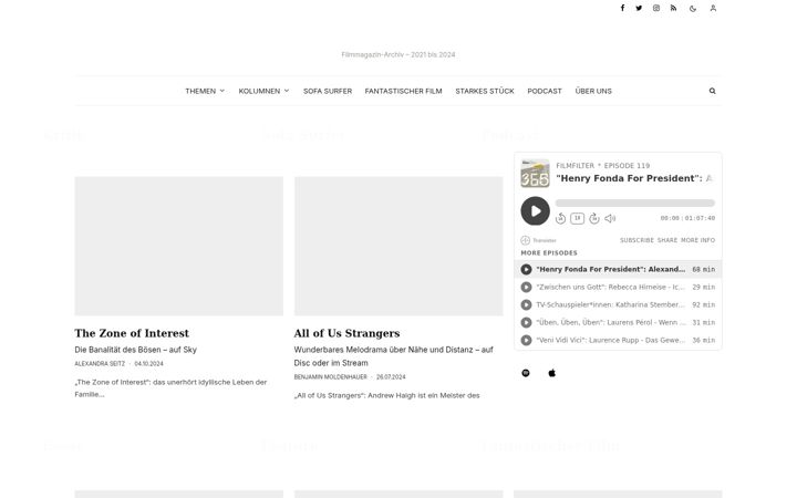 Screenshot of filmfilter.at