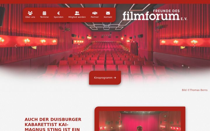 Screenshot of filmforum-freunde.de
