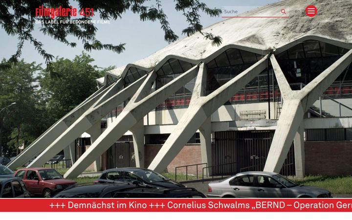 Screenshot of filmgalerie451.de