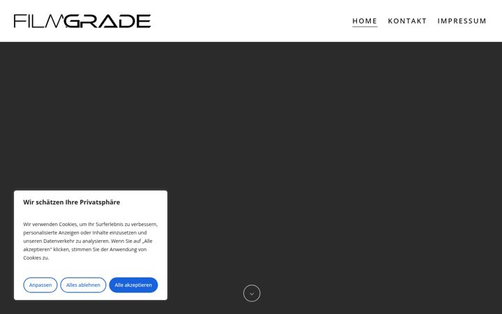 Screenshot of filmgrade.de