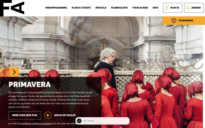 Screenshot of filmhuisalkmaar.nl