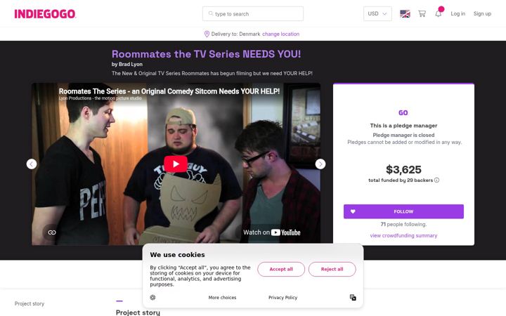 Screenshot of filminflint.com