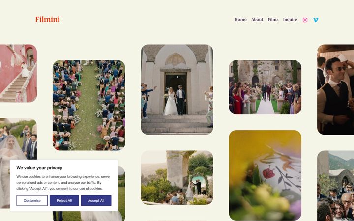Screenshot of filmini.online