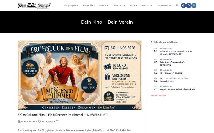 Captură de ecran a filminsel-biblis.de