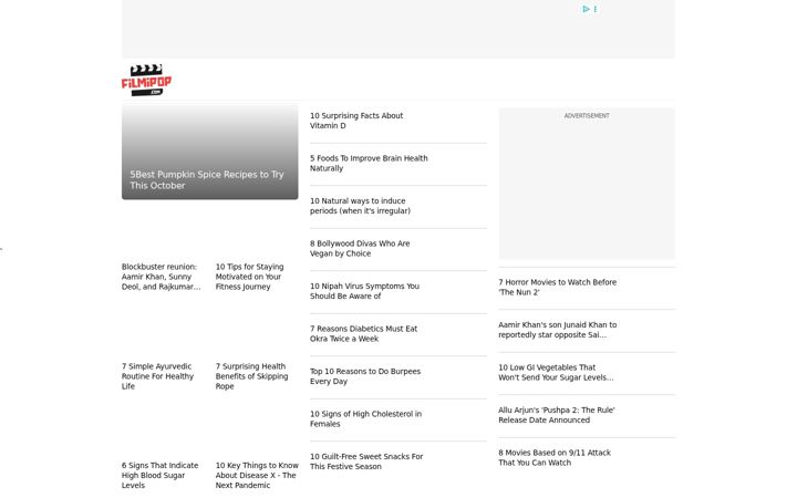 Screenshot of filmipop.com