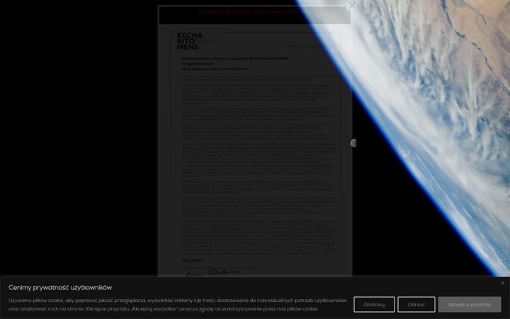 Screenshot of filmkecharitomene.pl