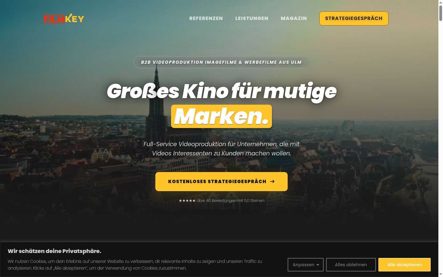 Screenshot tal-banner tal-kunsens muri qabel kwalunkwe interazzjoni