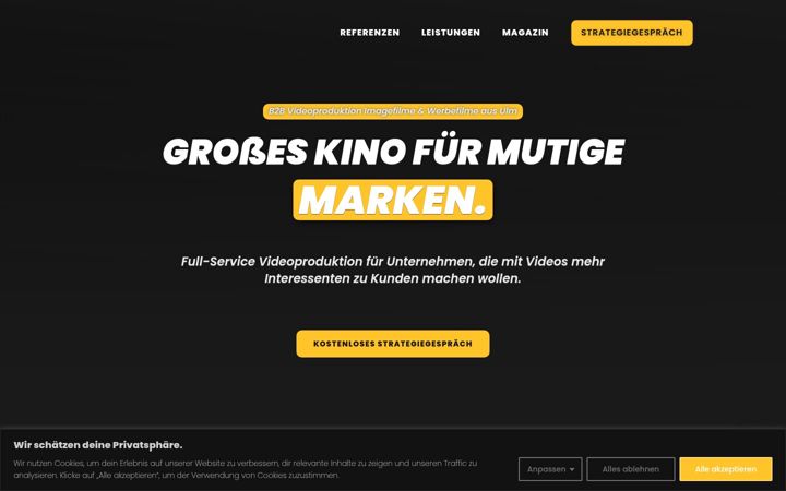 Captură de ecran a filmkey.de