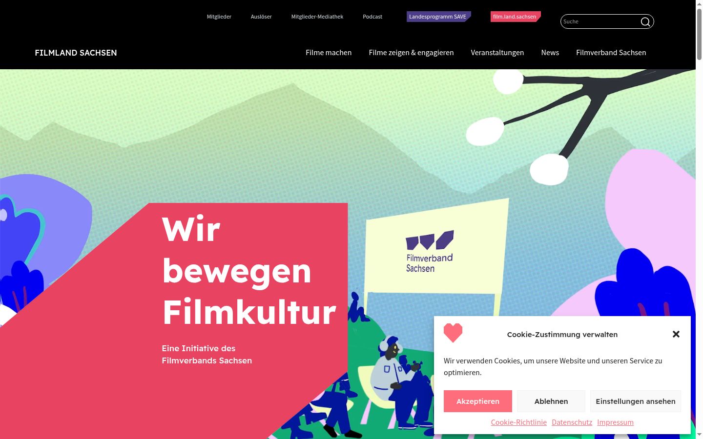 Screenshot tal-banner tal-kunsens muri qabel kwalunkwe interazzjoni