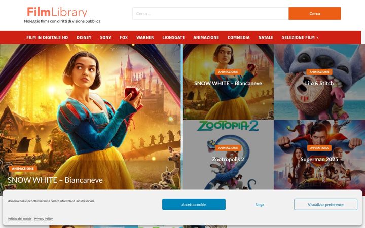 Screenshot of filmlibrary.online