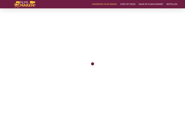 Screenshot of filmmaken.nl