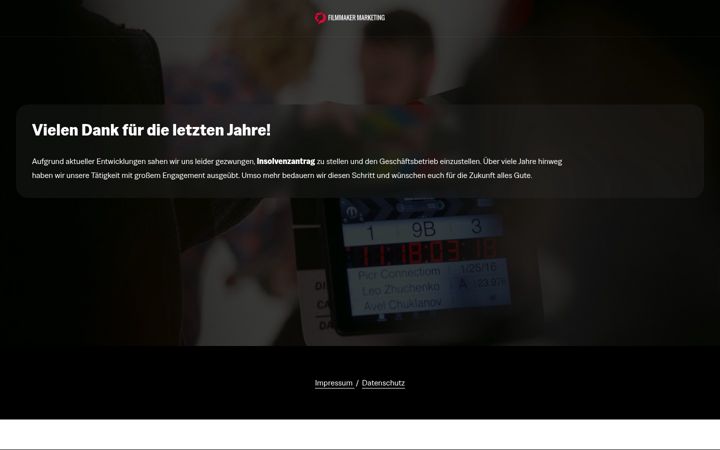 Screenshot of filmmaker-marketing.com