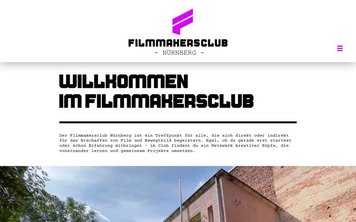 Screenshot of filmmakersclub.de