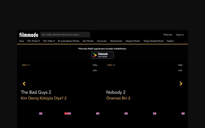 Screenshot of filmmodu.one