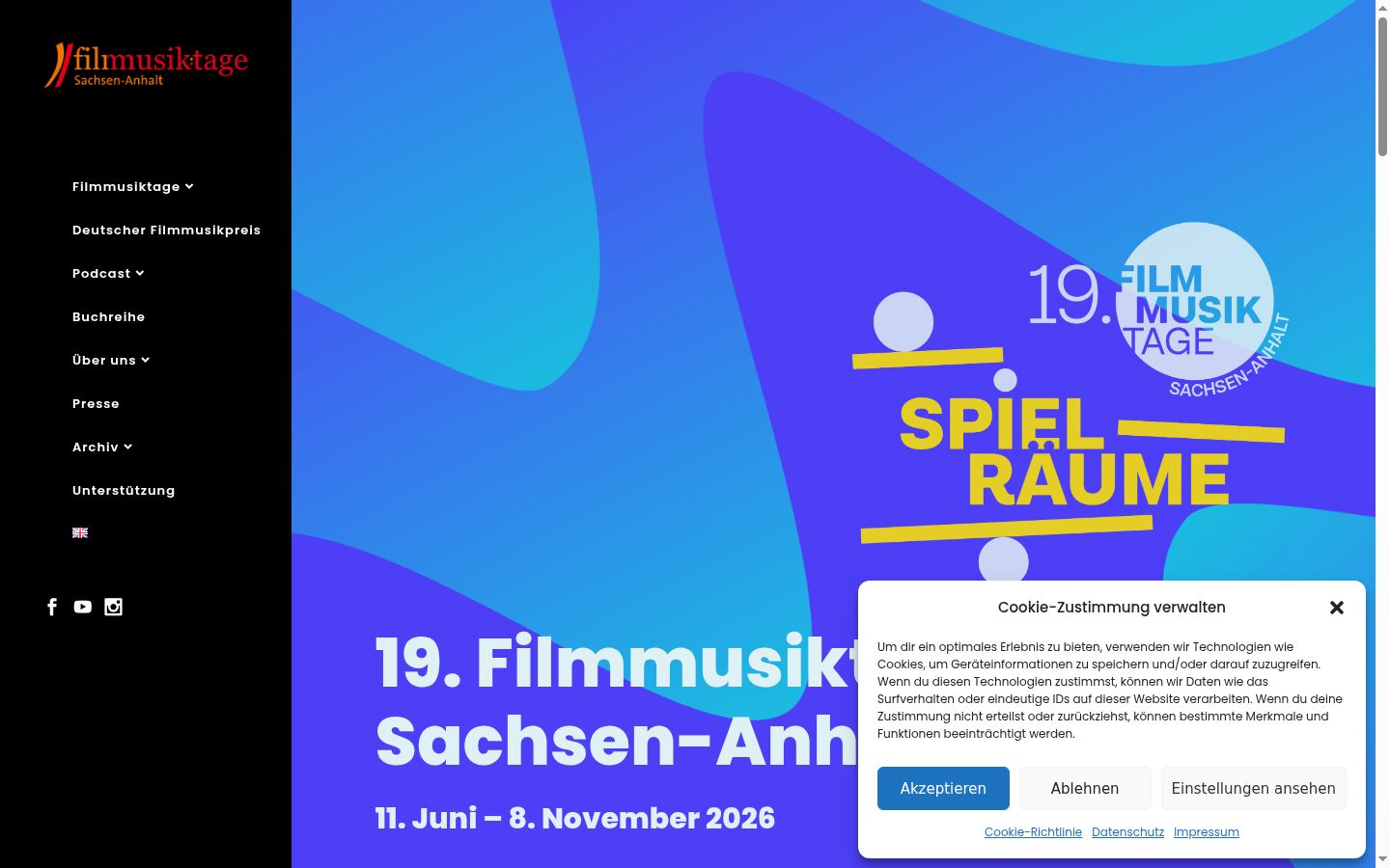 Screenshot tal-banner tal-kunsens muri qabel kwalunkwe interazzjoni