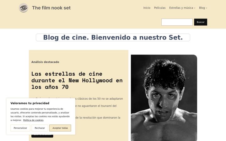Screenshot of filmnookset.com