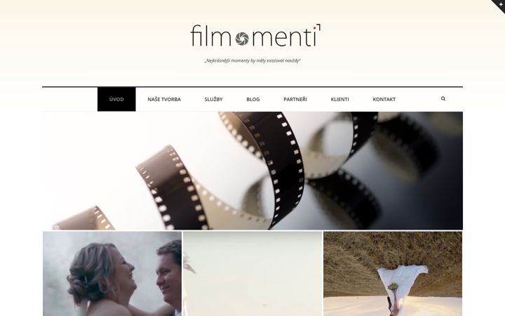 Screenshot of filmomenti.cz