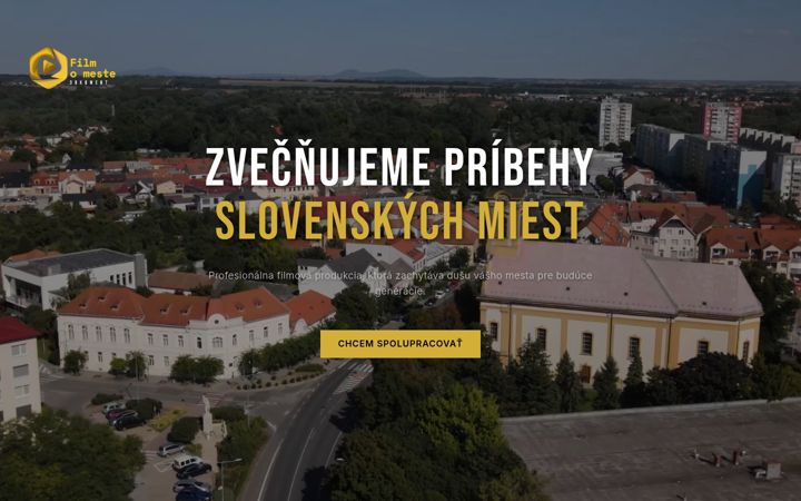 Screenshot of filmomeste.sk