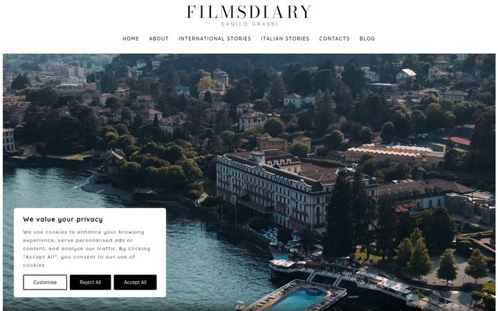 Screenshot of filmsdiary.com