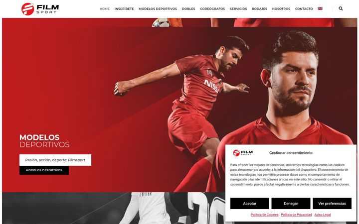 Screenshot of filmsport.es