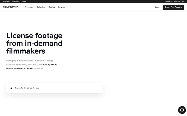 Screenshot of filmsupply.com