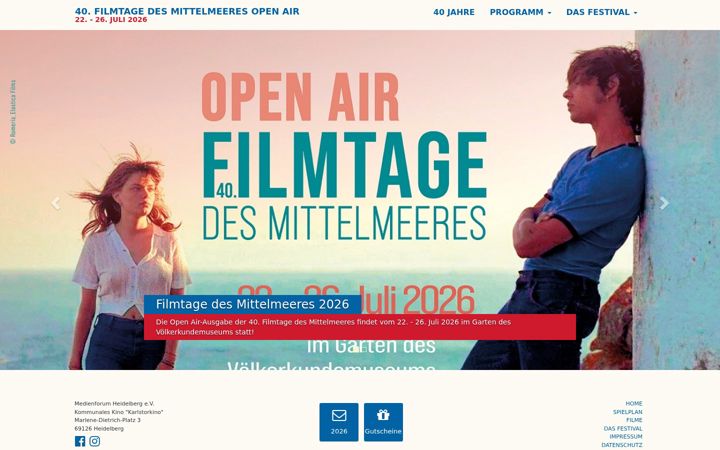 Screenshot of filmtage-mittelmeer.de