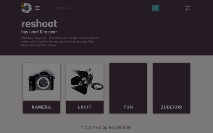 Screenshot of filmtechnik-berlin.de