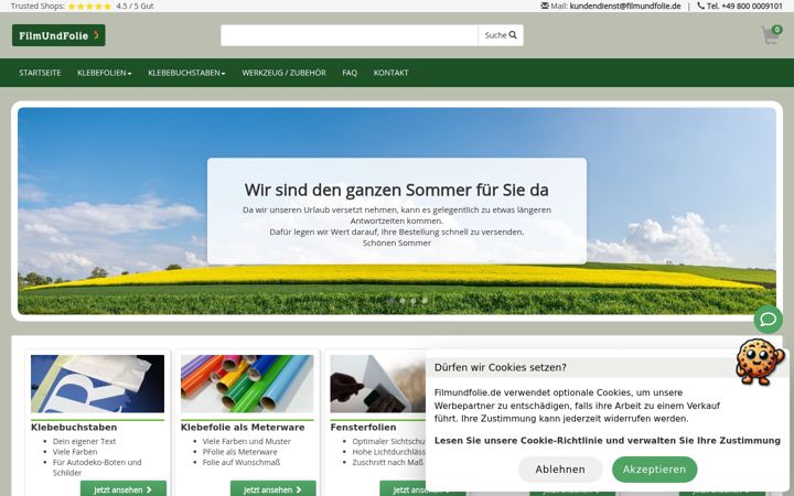 Screenshot of filmundfolie.de