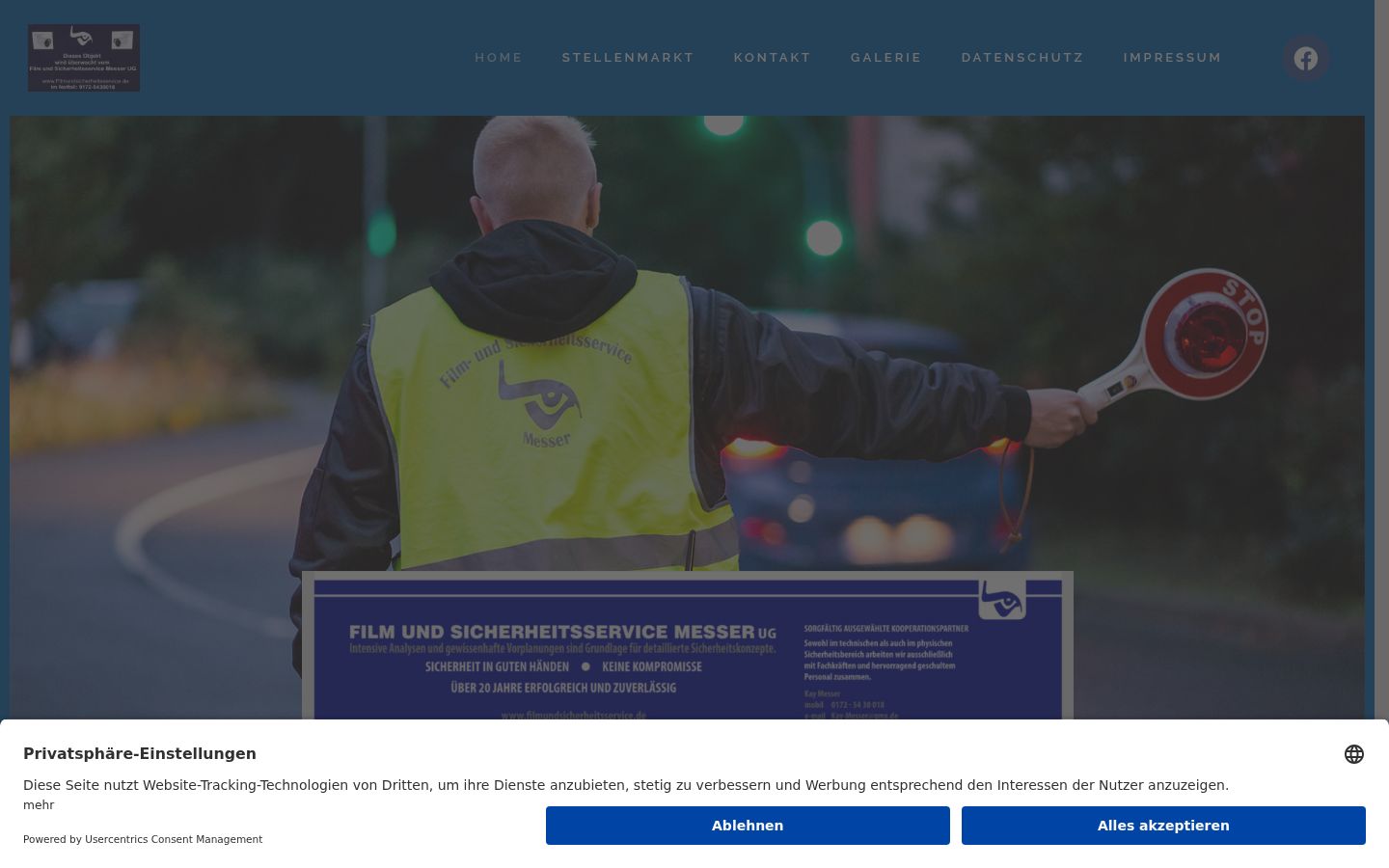 Screenshot van de toestemmingsbanner zoals getoond vóór enige interactie