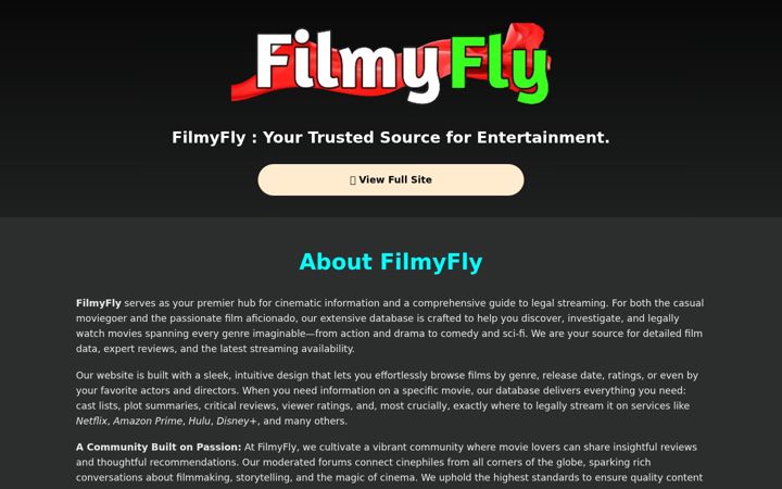 Screenshot of filmyfly.land
