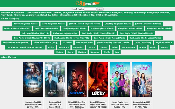 Screenshot of filmyone.xyz